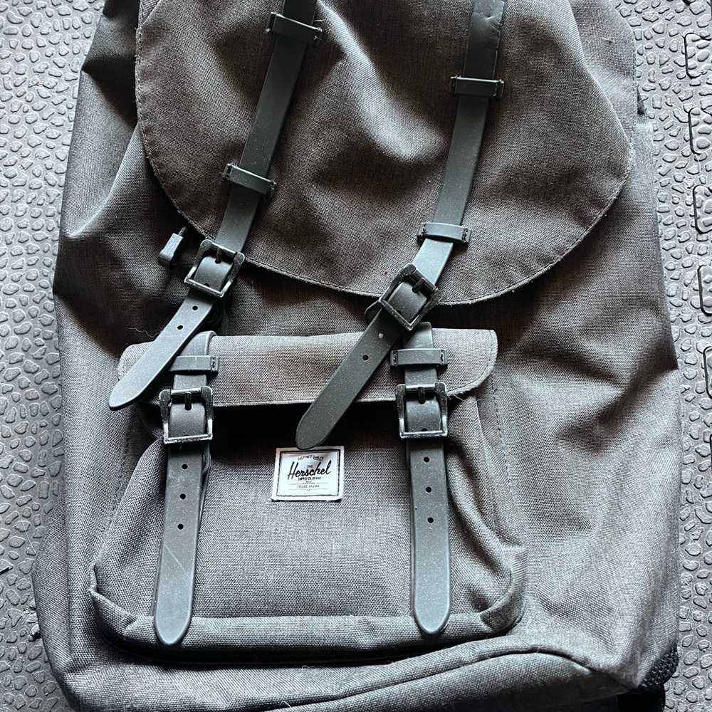 Herschel Supply Company Gray Backpack with Buckle Straps